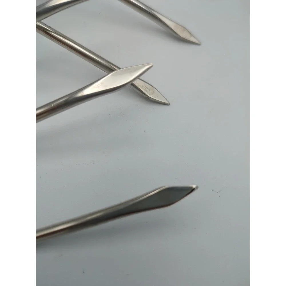 Stainless Meat Forks Set of 2 Norpro 4 Prong Poultry Ham Lifter 9